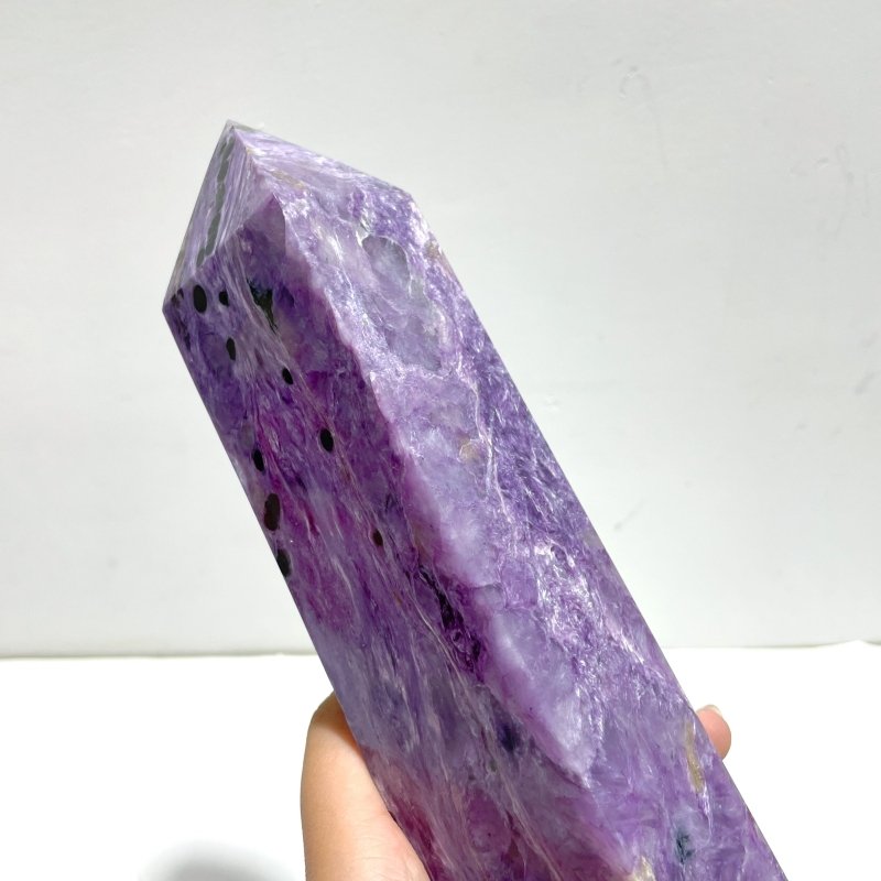 Unique 25.5CM Charoite Tower Point - Wholesale Crystals