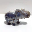 Unique Amethyst Mixed Geode Agate Druzy Elephant Animal Carving A07 - Wholesale Crystals