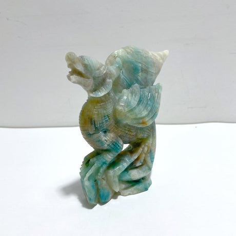 Unique Caribbean Calcite Flying Dragon Carving - Wholesale Crystals