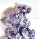 Unique Chevron Amethyst Flying Dragon Castle Carving - Wholesale Crystals