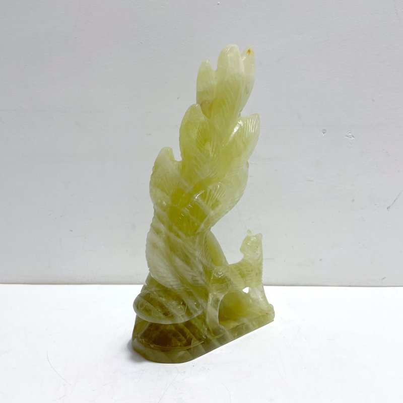 Unique Citrine Nine - tailed Fox Carving - Wholesale Crystals