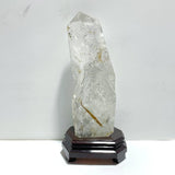 Unique Clear Quartz Enhydro Quartz Point With Rainbow For Collection - Wholesale Crystals