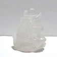 Unique Clear Quartz Flying Dragon Castle Carving - Wholesale Crystals
