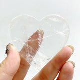 Unique Clear Quartz Heart Wing Carving With Stand -Wholesale Crystals