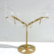 Unique Clear Quartz Heart Wing Carving With Stand -Wholesale Crystals