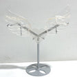 Unique Clear Quartz Heart Wing Carving With Stand -Wholesale Crystals