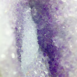 Unique Druzy Geode Amethyst Mixed Agate Large Skull Carving - Wholesale Crystals