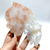 Unique Fire Quartz Butterfly Wing Carving With Stand - Wholesale Crystals