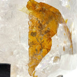 Unique Fire Quartz Dentritic Quartz Double Point With Rainbow With Stand - Wholesale Crystals