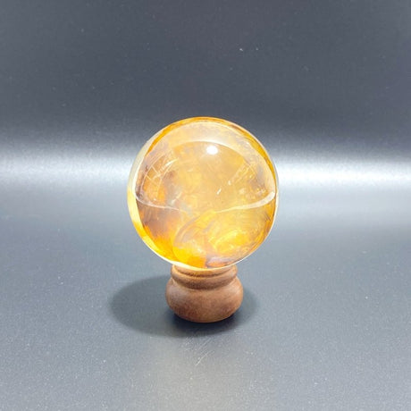 Unique Hematoid Quartz Dentritic Quartz Golden Fire Quartz Sphere With Rainbow For Collection - Wholesale Crystals