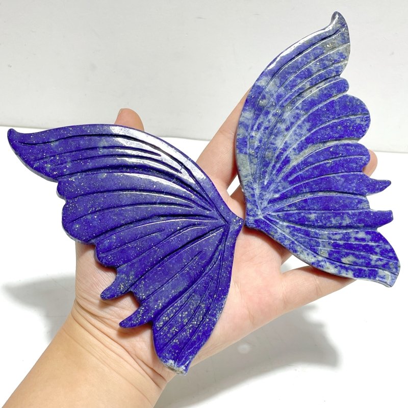 Unique Lapis Lazuli Butterfly Carving With Stand - Wholesale Crystals