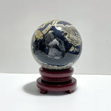 Unique Large 20.5cm Volcano Agate Sphere Ball (UV - Reactive) - Wholesale Crystals