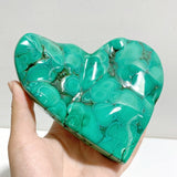 Unique Malachite Heart With Stand -Wholesale Crystals