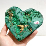 Unique Malachite Heart With Stand -Wholesale Crystals