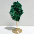 Unique Malachite Raw Bottom With Stand -Wholesale Crystals