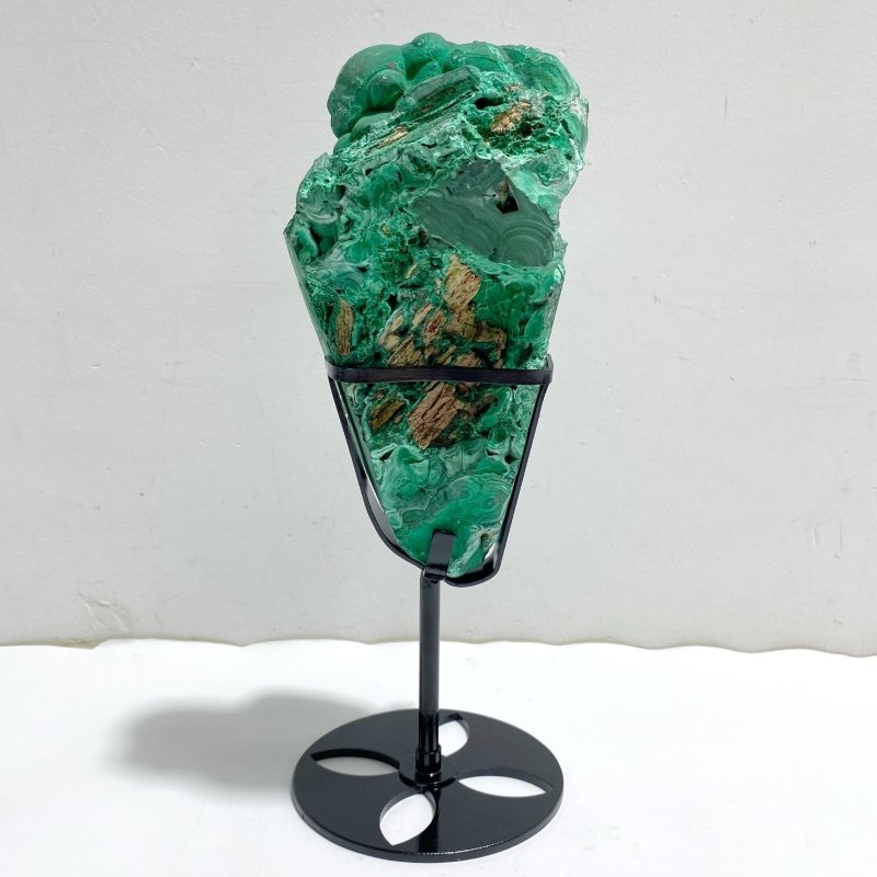 Unique Malachite Specimen With Stand -Wholesale Crystals