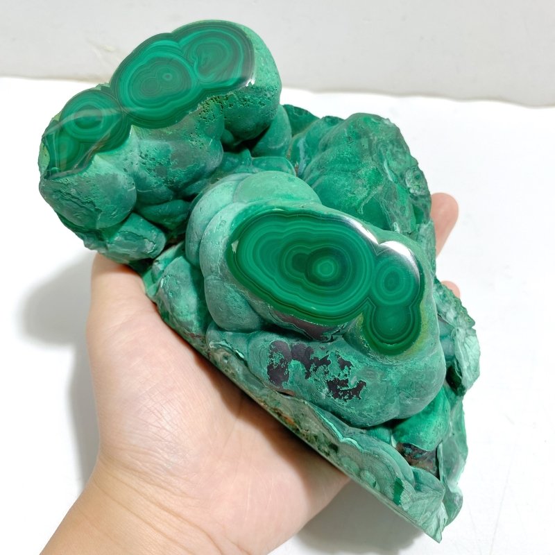 Unique Malachite Specimen With Stand -Wholesale Crystals