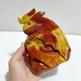 Unique Mookaite Flying Dragon Castle Carving 6 -Wholesale Crystals