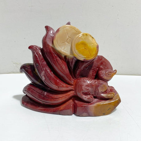 Unique Mookaite Nine-tailed Fox Carving 10 -Wholesale Crystals