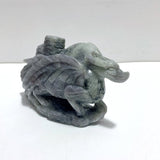 Unique Purple Labradorite Flying Dragon Castle Carving - Wholesale Crystals