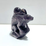 Unique Spark Lepidolite Lizard Carving - Wholesale Crystals