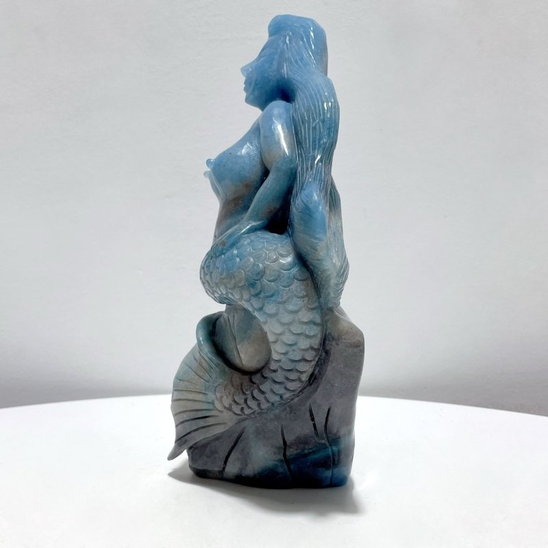 Unique Trolleite Mermaid Carving - Wholesale Crystals