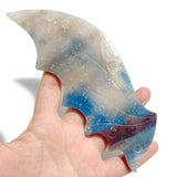 Unique Trolleite Stone Flying Dragon Wing Carving With Stand - Wholesale Crystals