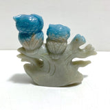 Unique Trolleite Stone Owl Carving - Wholesale Crystals