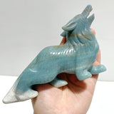 Unique Trolleite Stone Wolf Carving - Wholesale Crystals