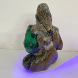 Unique Volcano Agate King Kong Ape Carving 5 -Wholesale Crystals