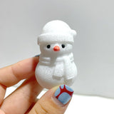 White Marbe Snowman Christmas Carving Wholesale - Wholesale Crystals