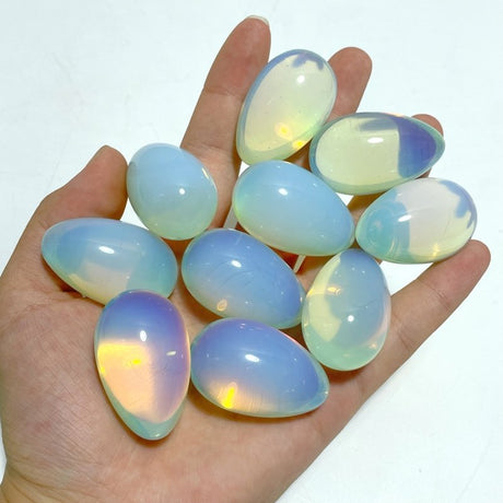 White Opalite Egg Wholesale - Wholesale Crystals