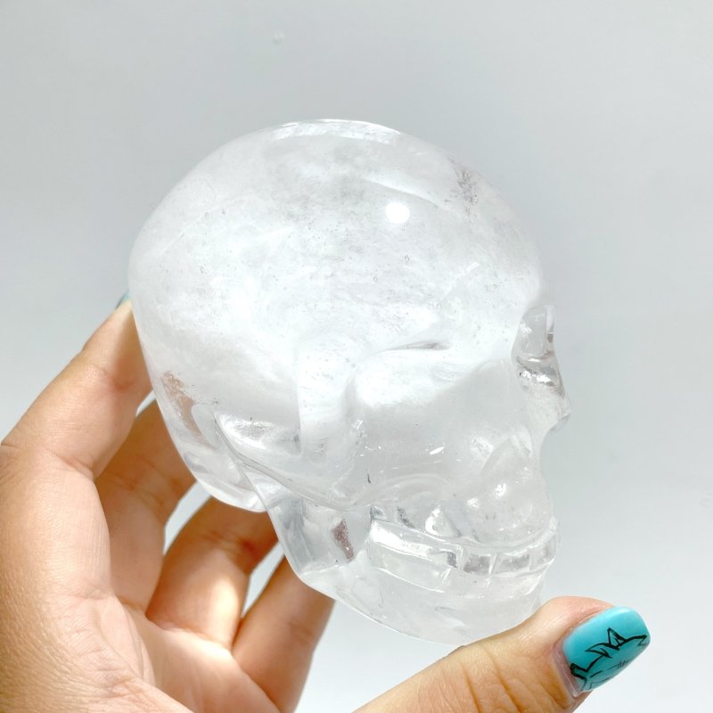 White Smelting Quartz Skull Carving Wholesale - Wholesale Crystals