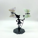 Wholesale Crystal Butterfly Wing Carving with Fairy Metal Stand (Mixed Materials) -Wholesale Crystals