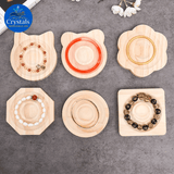 Wooden Crystal Bracelet Stands 2 - Wholesale Crystals