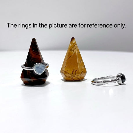 Yellow Jasper Ring Display Stand Wholesale - Wholesale Crystals