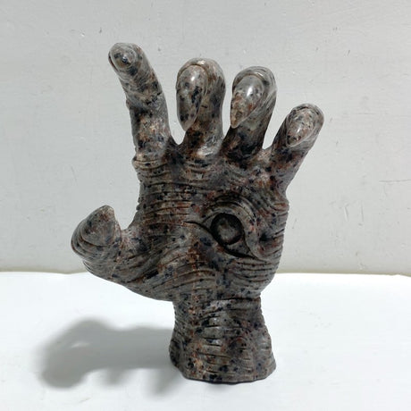 Yooperlite Stone Witchcore Demon Hand Carving (Defect) -Wholesale Crystals