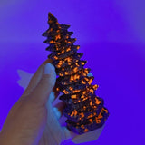 Yooperlite Wenchang Tower 9 - level Pagoda Wholesale (UV Reactive) - Wholesale Crystals