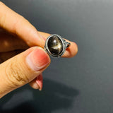 10 Pieces Black Sun Stone Different Styles Sterling Silver Ring -Wholesale Crystals