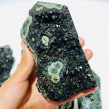 10 Pieces Green Sea Jasper Druzy Points -Wholesale Crystals