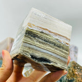 9 Pieces Large Beautiful Ocean Jasper Stand Cube -Wholesale Crystals