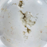 10.2inch Large White Rhyolite Geode Sphere - Wholesale Crystals