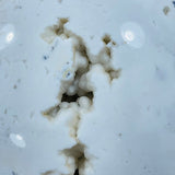 10.2inch Large White Rhyolite Geode Sphere - Wholesale Crystals