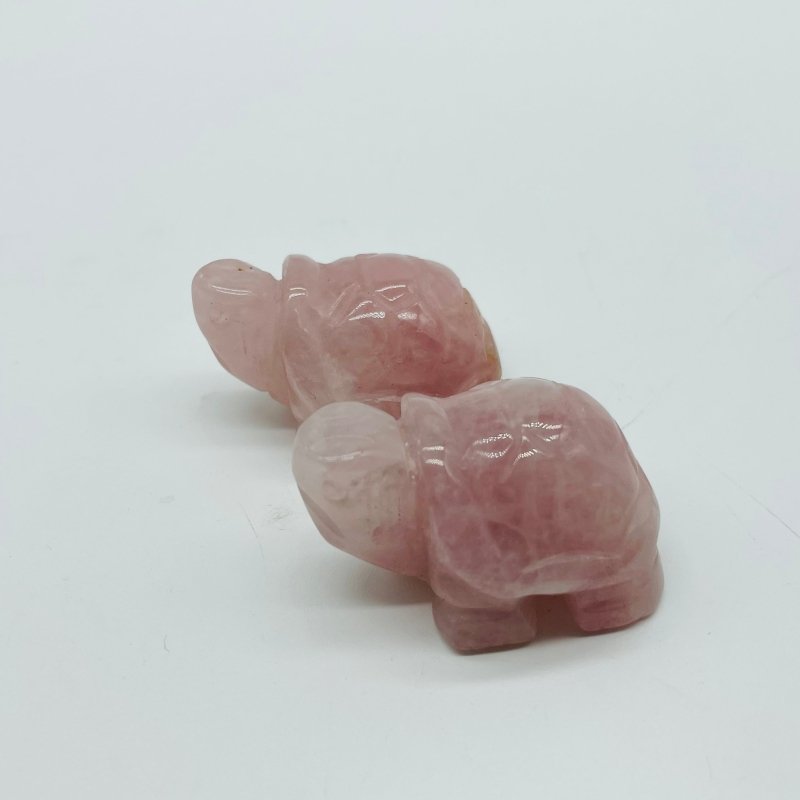 5 Types Turtle Carving Animals Wholesale Rose Quartz Green Aventurine -Wholesale Crystals