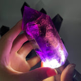 11 Pieces High Quality Deep Purple Amethyst Points -Wholesale Crystals