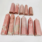 11 Pieces Pink Opal Crystal Tower -Wholesale Crystals