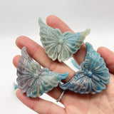 11 Pieces Trolleite Stone Butterfly Carving -Wholesale Crystals