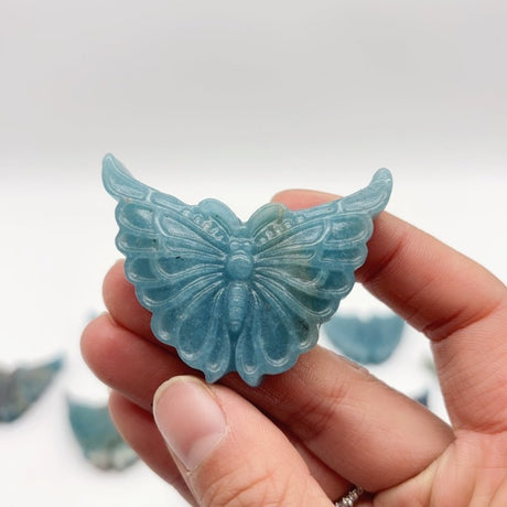 11 Pieces Trolleite Stone Butterfly Carving -Wholesale Crystals