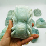 12 Pieces Caribbean Calcite Spider Carving -Wholesale Crystals