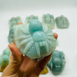 12 Pieces Caribbean Calcite Spider Carving -Wholesale Crystals